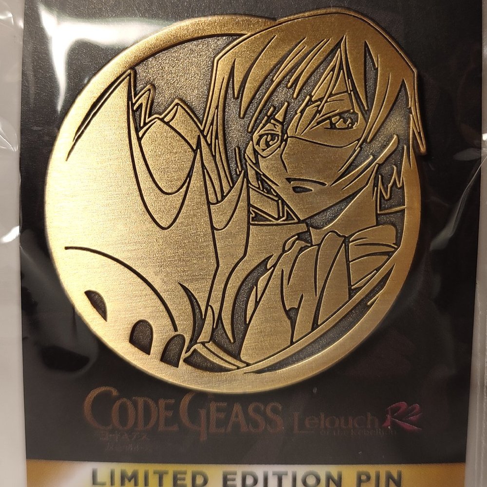 Code Geass Zero Lelouch Lamperouge Limited Edition Collectible Pin